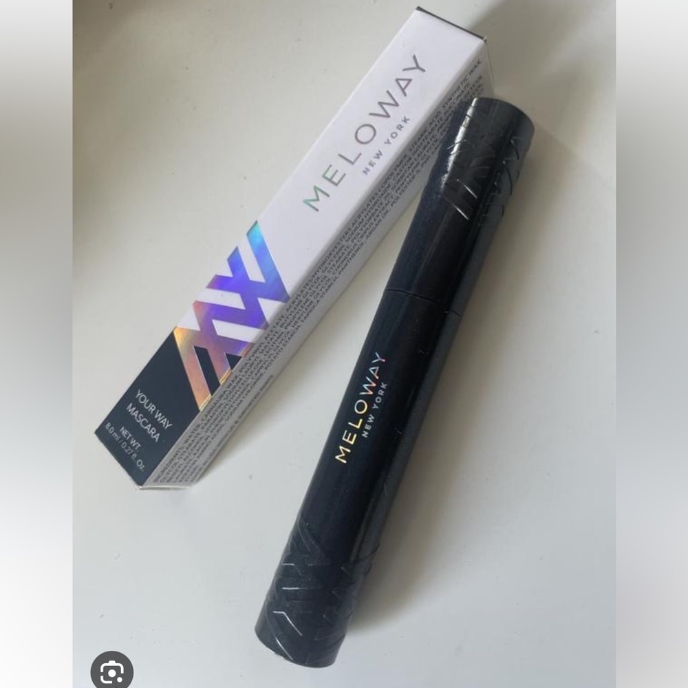 ✨ Meloway Your Way Mascara Super Black Volumizing Vegan Full Size - Picture 2 of 6
